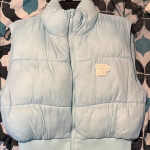 Victoria's Secret Light Blue Puffer Vest